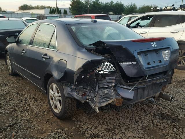 1HGCM56816A098858 - 2006 HONDA ACCORD EX GRAY photo 3