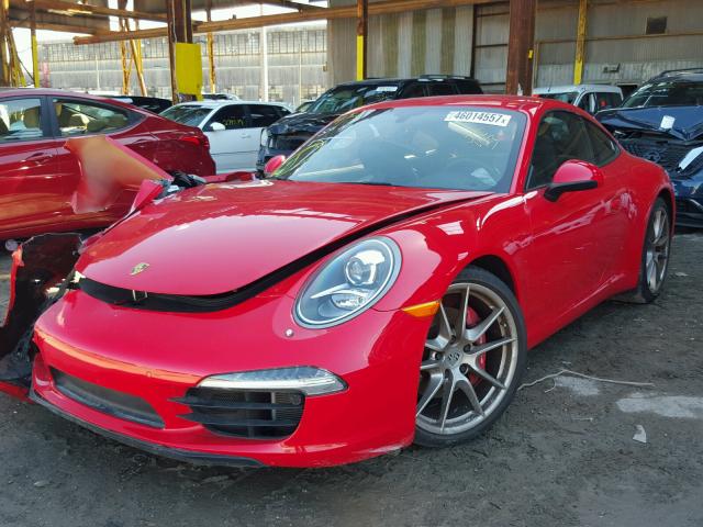 WP0AB2A94CS121954 - 2012 PORSCHE 911 CARRER RED photo 2