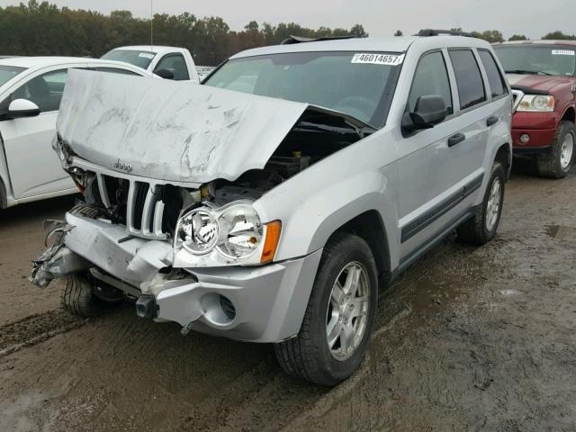 1J4GR48K95C707373 - 2005 JEEP GRAND CHER SILVER photo 2