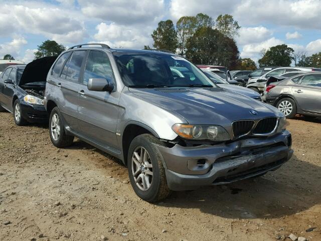 5UXFA13554LU24670 - 2004 BMW X5 3.0I GRAY photo 1