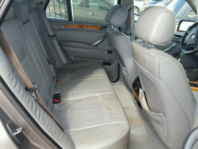 5UXFA13554LU24670 - 2004 BMW X5 3.0I GRAY photo 6