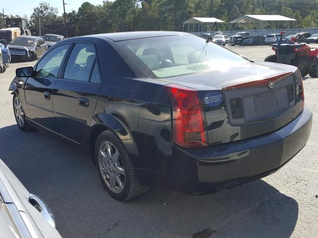 1G6DM57N130110356 - 2003 CADILLAC CTS BLACK photo 3