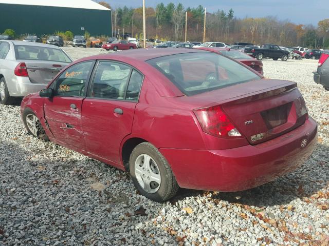 1G8AF52F04Z145925 - 2004 SATURN ION LEVEL 勃艮第红 照片 3