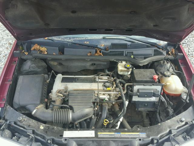 1G8AF52F04Z145925 - 2004 SATURN ION LEVEL 勃艮第红 照片 7