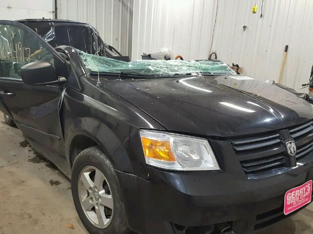 2D4RN3D17AR331553 - 2010 DODGE GRAND CARA BLACK photo 1