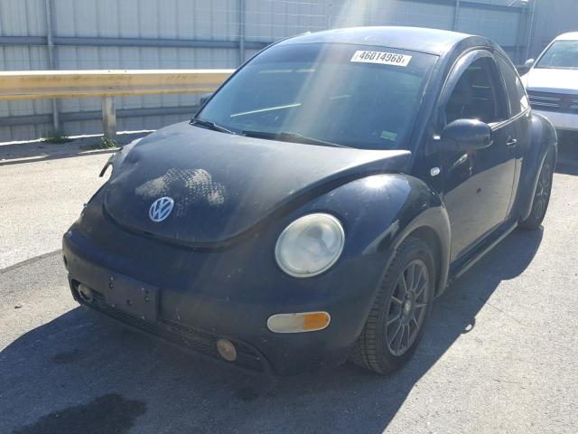 3VWCP21C21M442089 - 2001 VOLKSWAGEN NEW BEETLE Qara foto 2