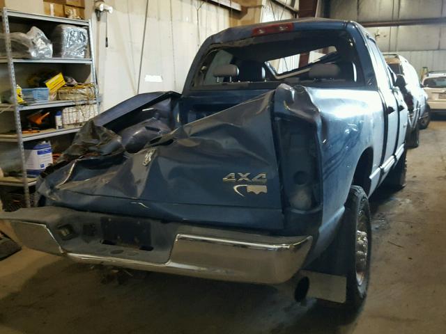 3D7KS28C66G127133 - 2006 DODGE RAM 2500 S ლურჯი ფოტო 4