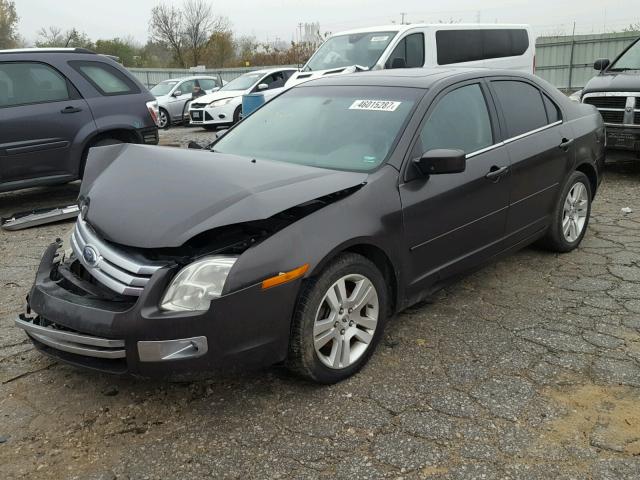 3FAFP08176R190560 - 2006 FORD FUSION SEL GRAY photo 2