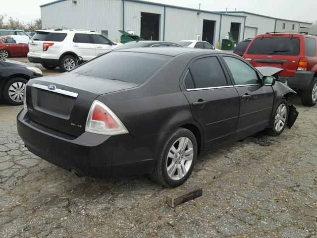 3FAFP08176R190560 - 2006 FORD FUSION SEL GRAY photo 4