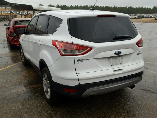 1FMCU0GX1EUD22047 - 2014 FORD ESCAPE SE WHITE photo 3