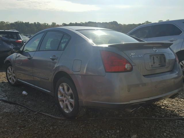 1N4BA41E87C826245 - 2007 NISSAN MAXIMA GRAY photo 3