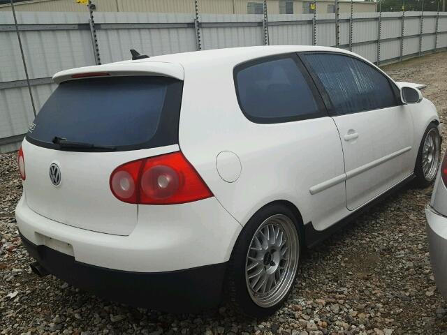 WVWFV71K79W109568 - 2009 VOLKSWAGEN GTI WHITE photo 4