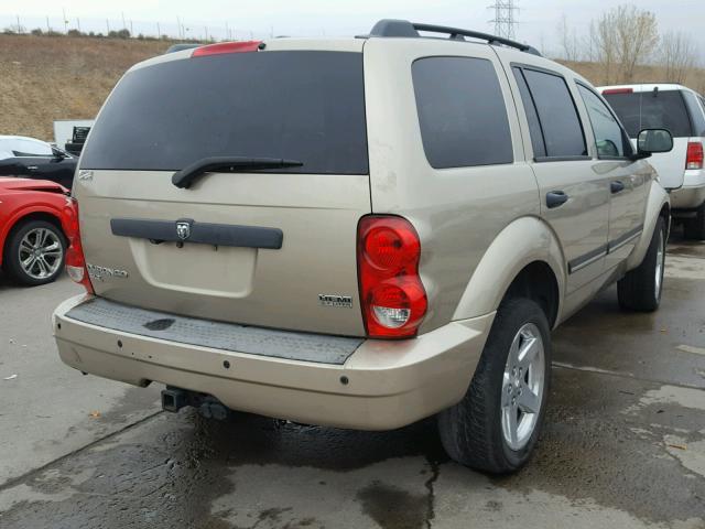 1D8HD48288F138464 - 2008 DODGE DURANGO SL GOLD photo 4