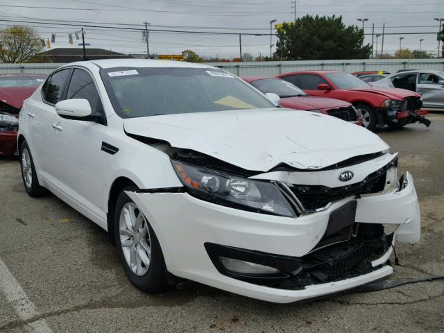 KNAGM4A7XD5403737 - 2013 KIA OPTIMA LX WHITE photo 1