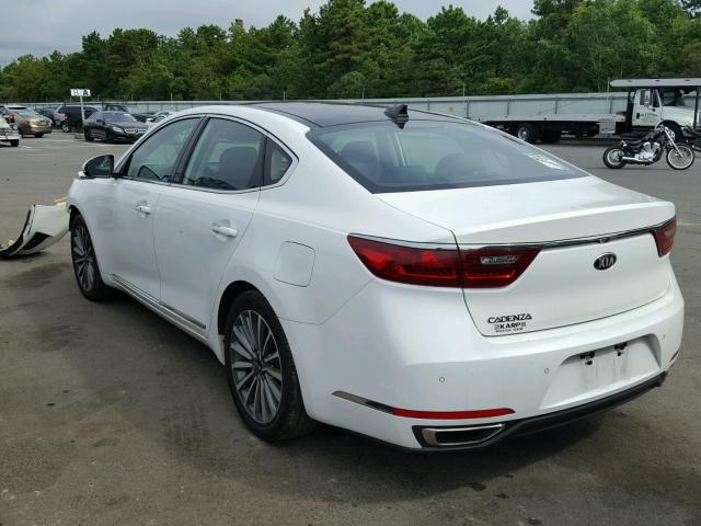 KNALC4J12H5061851 - 2017 KIA CADENZA PR WHITE photo 3