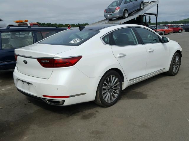 KNALC4J12H5061851 - 2017 KIA CADENZA PR WHITE photo 4