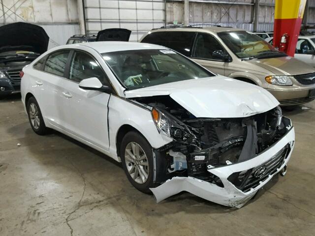 5NPE24AF7GH340849 - 2016 HYUNDAI SONATA SE WHITE photo 1