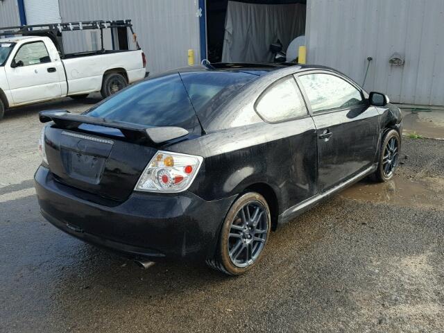 JTKDE177770144238 - 2007 TOYOTA SCION TC BLACK photo 4