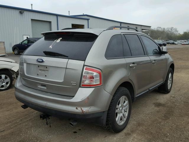 2FMDK48C68BA30921 - 2008 FORD EDGE SEL SILVER photo 4