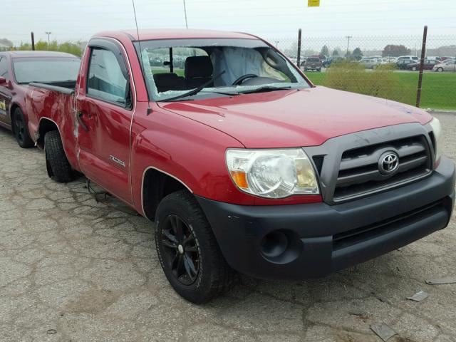 5TENX4CN4AZ674038 - 2010 TOYOTA TACOMA RED photo 1