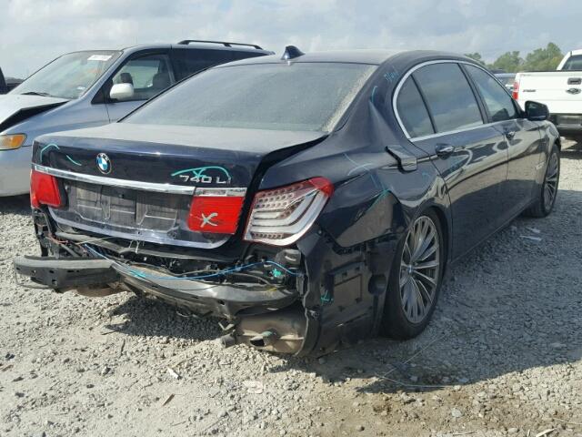 WBAKB4C51CC575743 - 2012 BMW 740 LI BLUE photo 4
