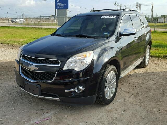 2CNALFEW1A6242621 - 2010 CHEVROLET EQUINOX LT BLACK photo 2