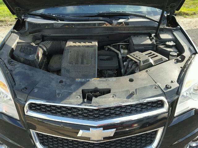 2CNALFEW1A6242621 - 2010 CHEVROLET EQUINOX LT BLACK photo 7