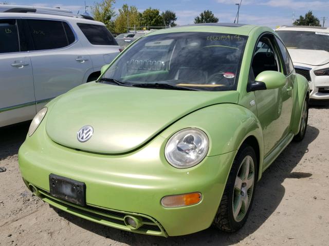3VWCD21C43M406027 - 2003 VOLKSWAGEN NEW BEETLE Yaşıl foto 2