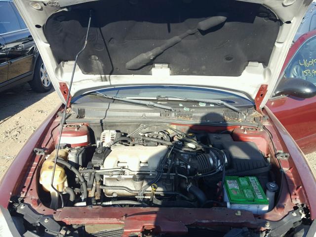 1G2NF52E73M585803 - 2003 PONTIAC GRAND AM S ბურგუნდია ფოტო 7