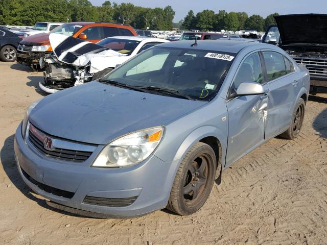 1G8ZS57N07F201222 - 2007 SATURN AURA XE BLUE photo 2