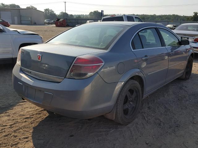 1G8ZS57N07F201222 - 2007 SATURN AURA XE BLUE photo 4