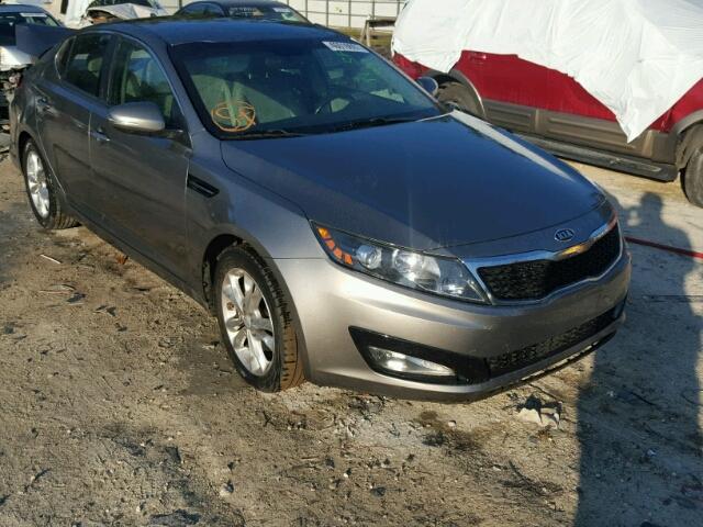 5XXGN4A70CG007861 - 2012 KIA OPTIMA EX GRAY photo 1