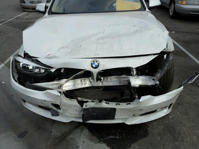 WBA3B1C59DK130306 - 2013 BMW 320 I WHITE photo 7