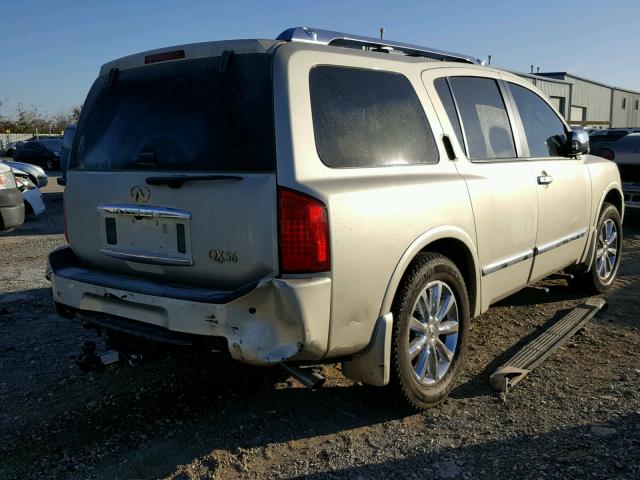 5N3AA08C39N900992 - 2009 INFINITI QX56 GOLD photo 4