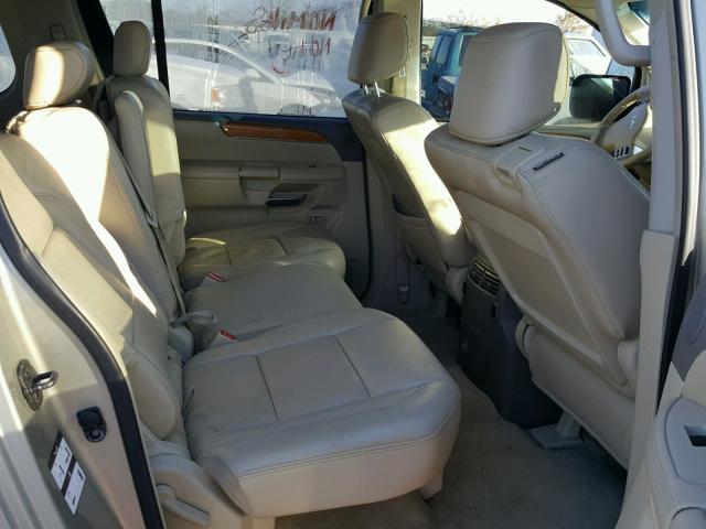 5N3AA08C39N900992 - 2009 INFINITI QX56 GOLD photo 6