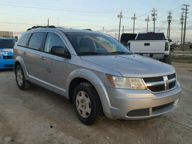 3D4GG47B69T517573 - 2009 DODGE JOURNEY SE SILVER photo 1