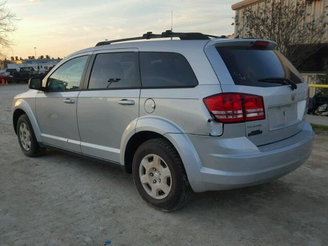 3D4GG47B69T517573 - 2009 DODGE JOURNEY SE SILVER photo 3