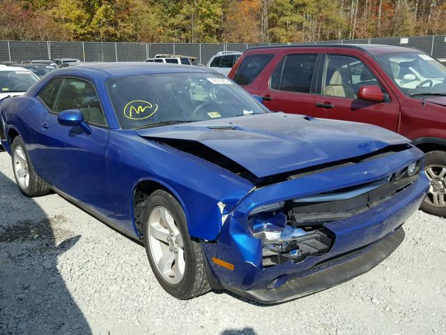 2C3CDYAG6CH238841 - 2012 DODGE CHALLENGER BLUE photo 1