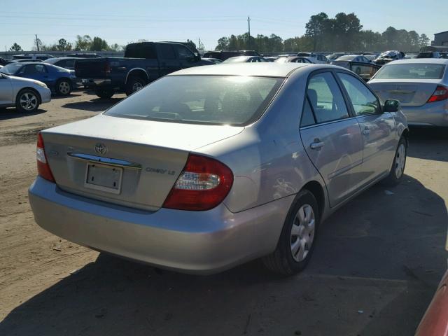 4T1BE32K74U316855 - 2004 TOYOTA CAMRY LE SILVER photo 4