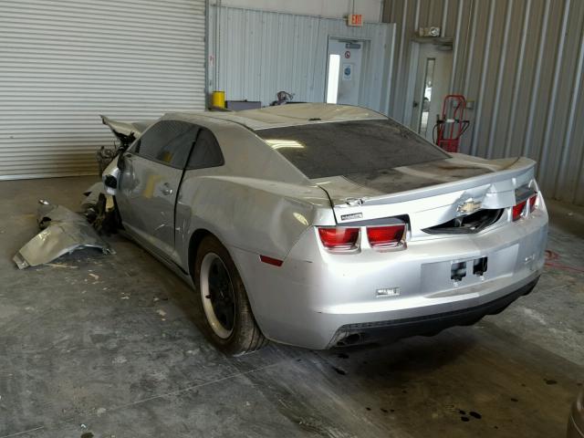 2G1FA1E32C9136942 - 2012 CHEVROLET CAMARO LS SILVER photo 3