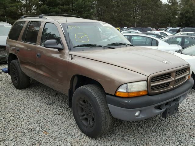 1B4HS28N3YF247513 - 2000 DODGE DURANGO BROWN photo 1