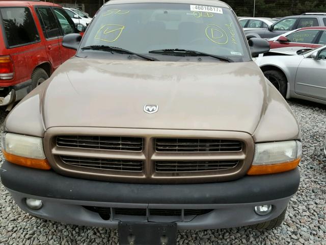 1B4HS28N3YF247513 - 2000 DODGE DURANGO BROWN photo 9