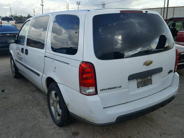 1GNDV23148D196376 - 2008 CHEVROLET UPLANDER L WHITE photo 3