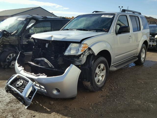 5N1AR18B99C617264 - 2009 NISSAN PATHFINDER SILVER photo 2