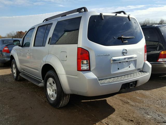 5N1AR18B99C617264 - 2009 NISSAN PATHFINDER SILVER photo 3