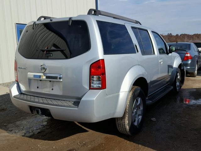 5N1AR18B99C617264 - 2009 NISSAN PATHFINDER SILVER photo 4