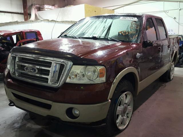 1FTPW14VX7KC61921 - 2007 FORD F150 SUPER BROWN photo 2