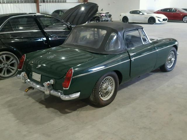 GHN3L44657 - 1964 MG CONVERTIBL GREEN photo 4