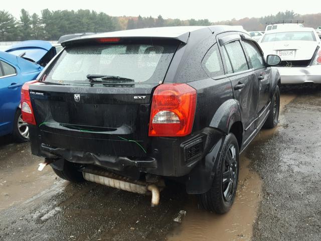 1B3HB48B37D162297 - 2007 DODGE CALIBER SX BLACK photo 4