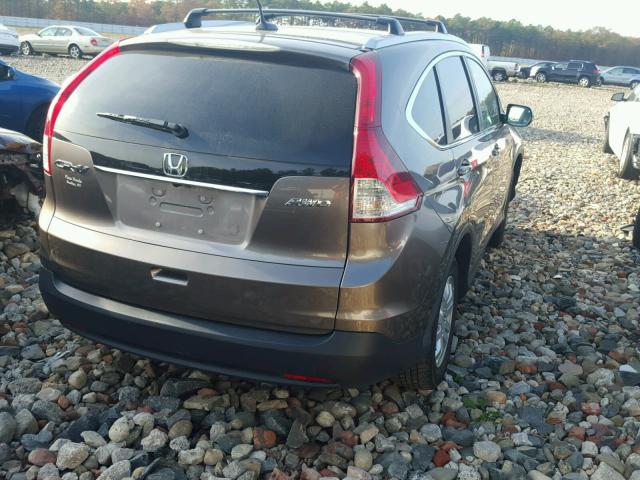 5J6RM4H75CL032119 - 2012 HONDA CR-V EXL GRAY photo 4